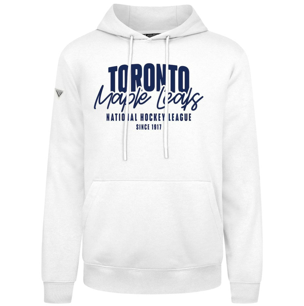 Toronto Maple Leafs Levelwear Podium Response Pullover Hoodie - White Hoodies