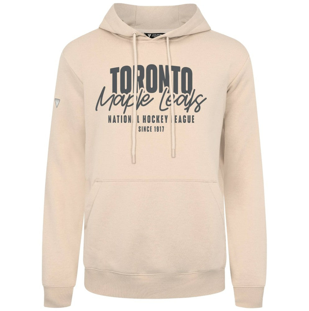 Toronto Maple Leafs Levelwear Podium Response Pullover Hoodie - Khaki Hoodies