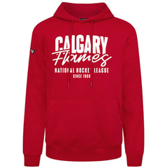 Calgary Flames Levelwear Podium Response Pullover Hoodie - Red Hoodies