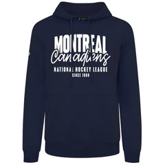 Montreal Canadiens Levelwear Podium Response Pullover Hoodie - Navy Hoodies