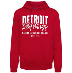 Detroit Red Wings Levelwear Podium Response Pullover Hoodie - Red Hoodies