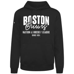 Boston Bruins Levelwear Podium Response Pullover Hoodie - Black Hoodies