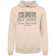 Columbus Blue Jackets Levelwear Podium Response Pullover Hoodie - Khaki Hoodies