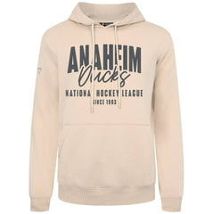 Anaheim Ducks Levelwear Podium Response Pullover Hoodie - Khaki Hoodies