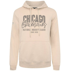 Chicago Blackhawks Levelwear Podium Response Pullover Hoodie - Khaki Hoodies