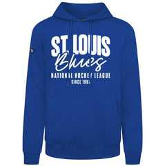 St. Louis Blues Levelwear Podium Response Pullover Hoodie - Royal Hoodies