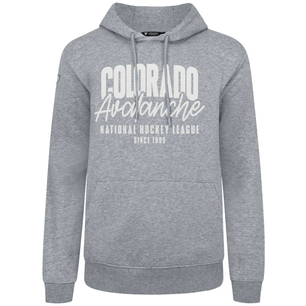 Colorado Avalanche Levelwear Podium Response Pullover Hoodie - Gray Hoodies
