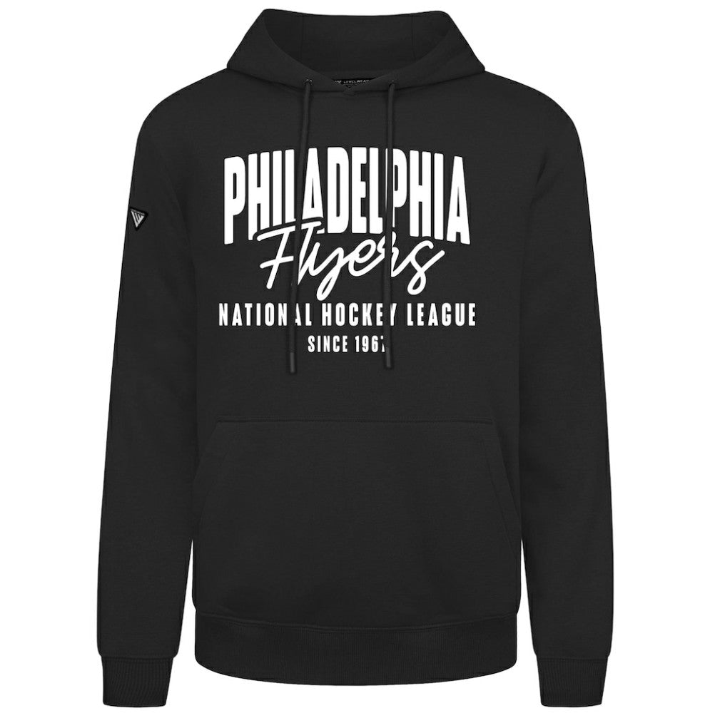 Philadelphia Flyers Levelwear Podium Response Pullover Hoodie - Black Hoodies