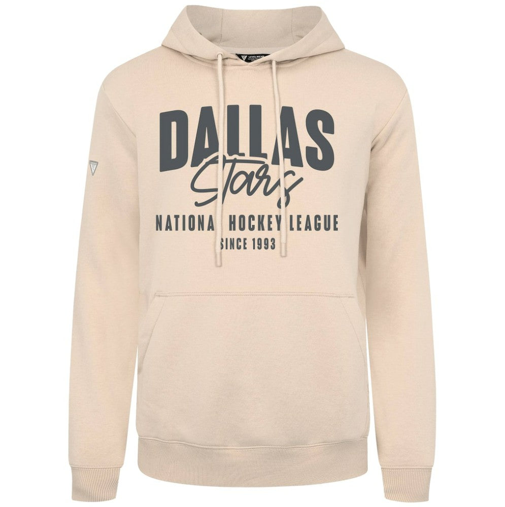 Dallas Stars Levelwear Podium Response Pullover Hoodie - Khaki Hoodies