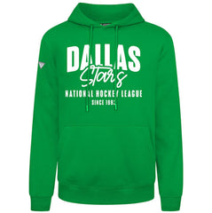 Dallas Stars Levelwear Podium Response Pullover Hoodie - Green Hoodies