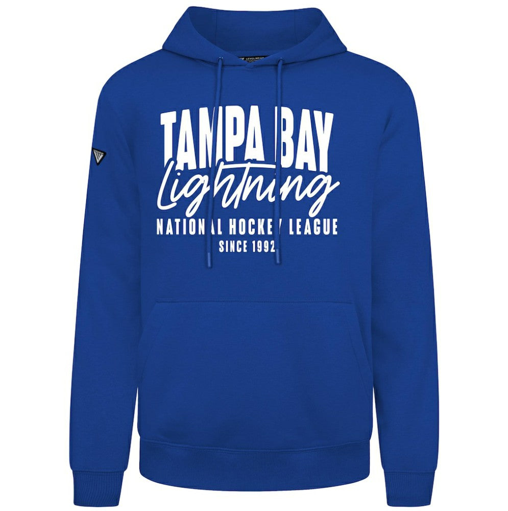 Tampa Bay Lightning Levelwear Podium Response Pullover Hoodie - Royal Hoodies