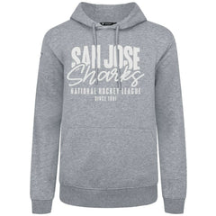San Jose Sharks Levelwear Podium Response Pullover Hoodie - Gray Hoodies