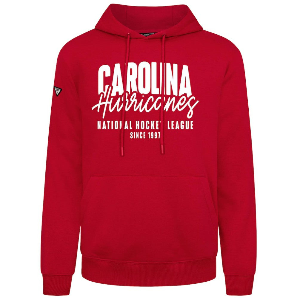Carolina Hurricanes Levelwear Podium Response Pullover Hoodie - Red Hoodies