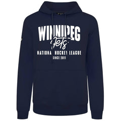 Winnipeg Jets Levelwear Podium Response Pullover Hoodie - Navy Hoodies