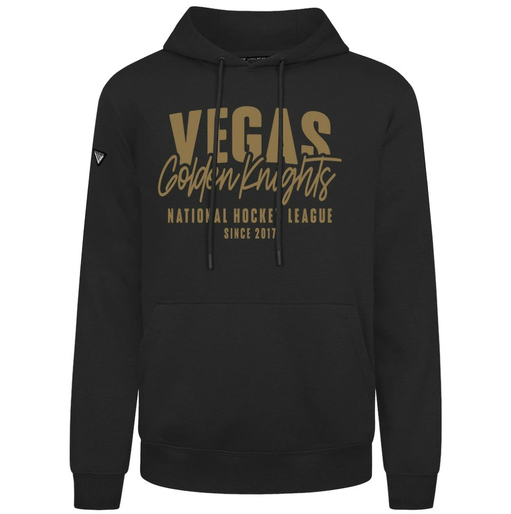 Vegas Golden Knights Levelwear Podium Response Pullover Hoodie - Black Hoodies