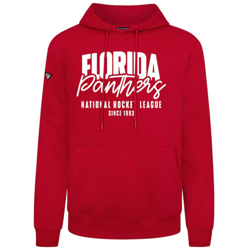 Florida Panthers Levelwear Podium Response Pullover Hoodie - Red Hoodies