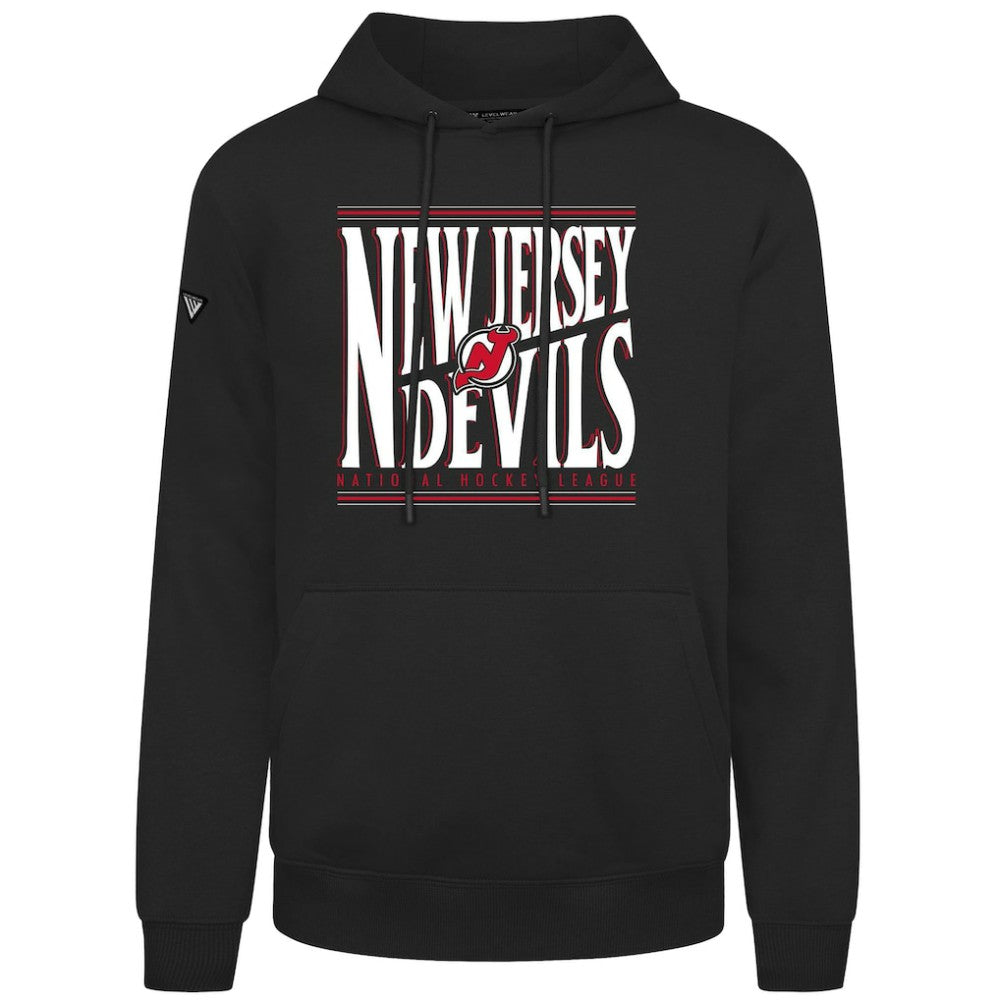 New Jersey Devils Levelwear Podium Powerhouse Pullover Hoodie - Black Jerseys