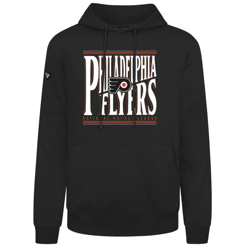 Philadelphia Flyers Levelwear Podium Powerhouse Pullover Hoodie - Black Hoodies