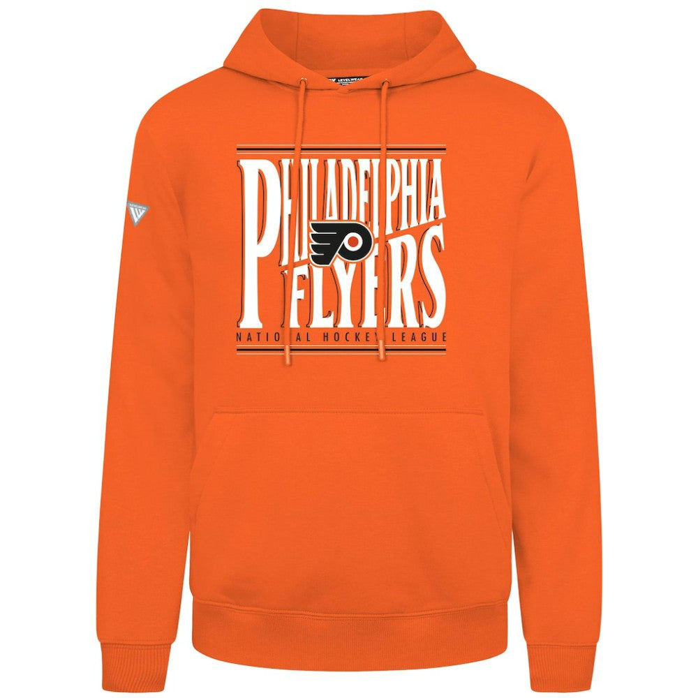 Philadelphia Flyers Levelwear Podium Powerhouse Pullover Hoodie - Orange Hoodies
