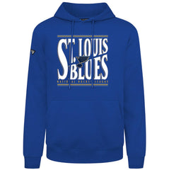 St. Louis Blues Levelwear Podium Powerhouse Pullover Hoodie - Royal Hoodies