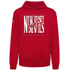 New Jersey Devils Levelwear Podium Powerhouse Pullover Hoodie - Red Jerseys