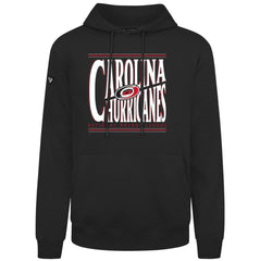Carolina Hurricanes Levelwear Podium Powerhouse Pullover Hoodie - Black Hoodies