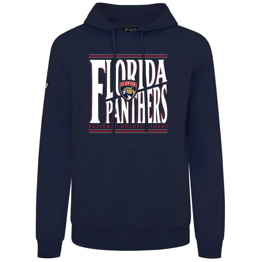 Florida Panthers Levelwear Podium Powerhouse Pullover Hoodie - Navy Hoodies