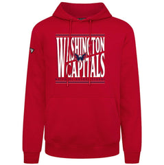 Washington Capitals Levelwear Podium Powerhouse Pullover Hoodie - Red Hoodies