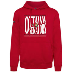 Ottawa Senators Levelwear Podium Powerhouse Pullover Hoodie - Red Hoodies