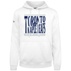 Toronto Maple Leafs Levelwear Podium Powerhouse Pullover Hoodie - White Hoodies