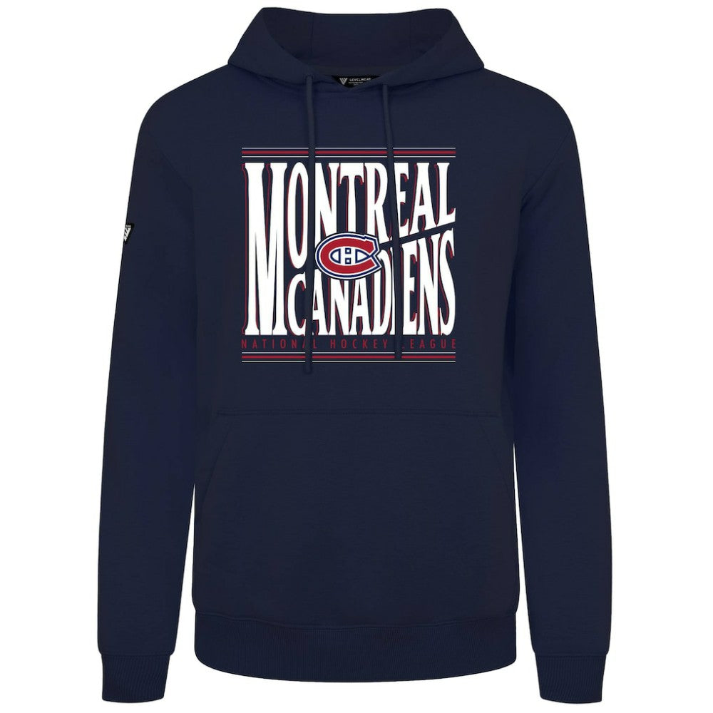 Montreal Canadiens Levelwear Podium Powerhouse Pullover Hoodie - Navy Hoodies