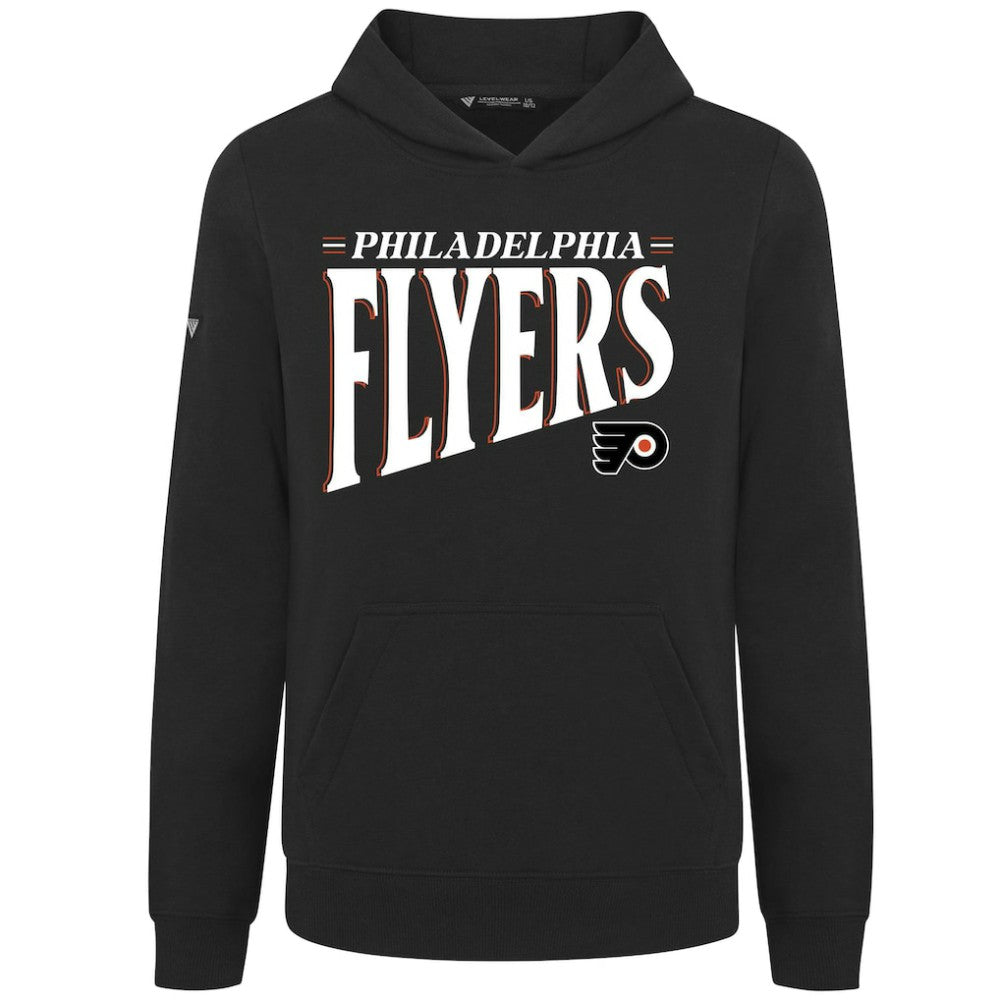 Philadelphia Flyers Levelwear Youth Jr Podium Tally Pullover Hoodie - Black Hoodies