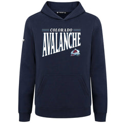 Colorado Avalanche Levelwear Youth Jr Podium Tally Pullover Hoodie - Navy Hoodies