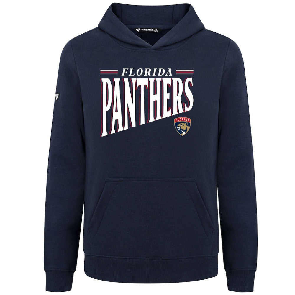 Florida Panthers Levelwear Youth Jr Podium Tally Pullover Hoodie - Navy Hoodies