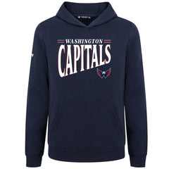Washington Capitals Levelwear Youth Jr Podium Tally Pullover Hoodie - Navy Hoodies