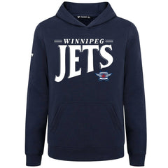 Winnipeg Jets Levelwear Youth Jr Podium Tally Pullover Hoodie - Navy Hoodies