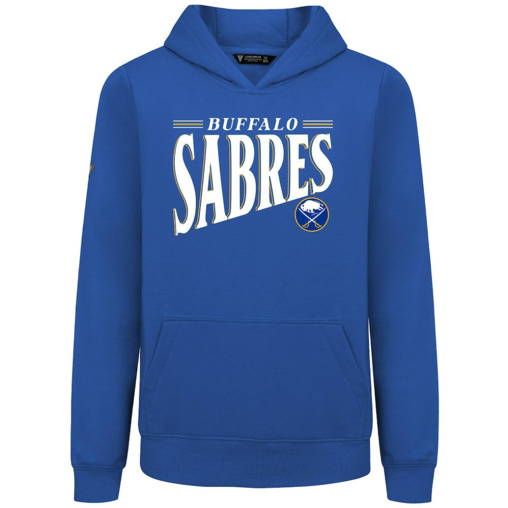 Buffalo Sabres Levelwear Youth Jr Podium Tally Pullover Hoodie - Royal Hoodies