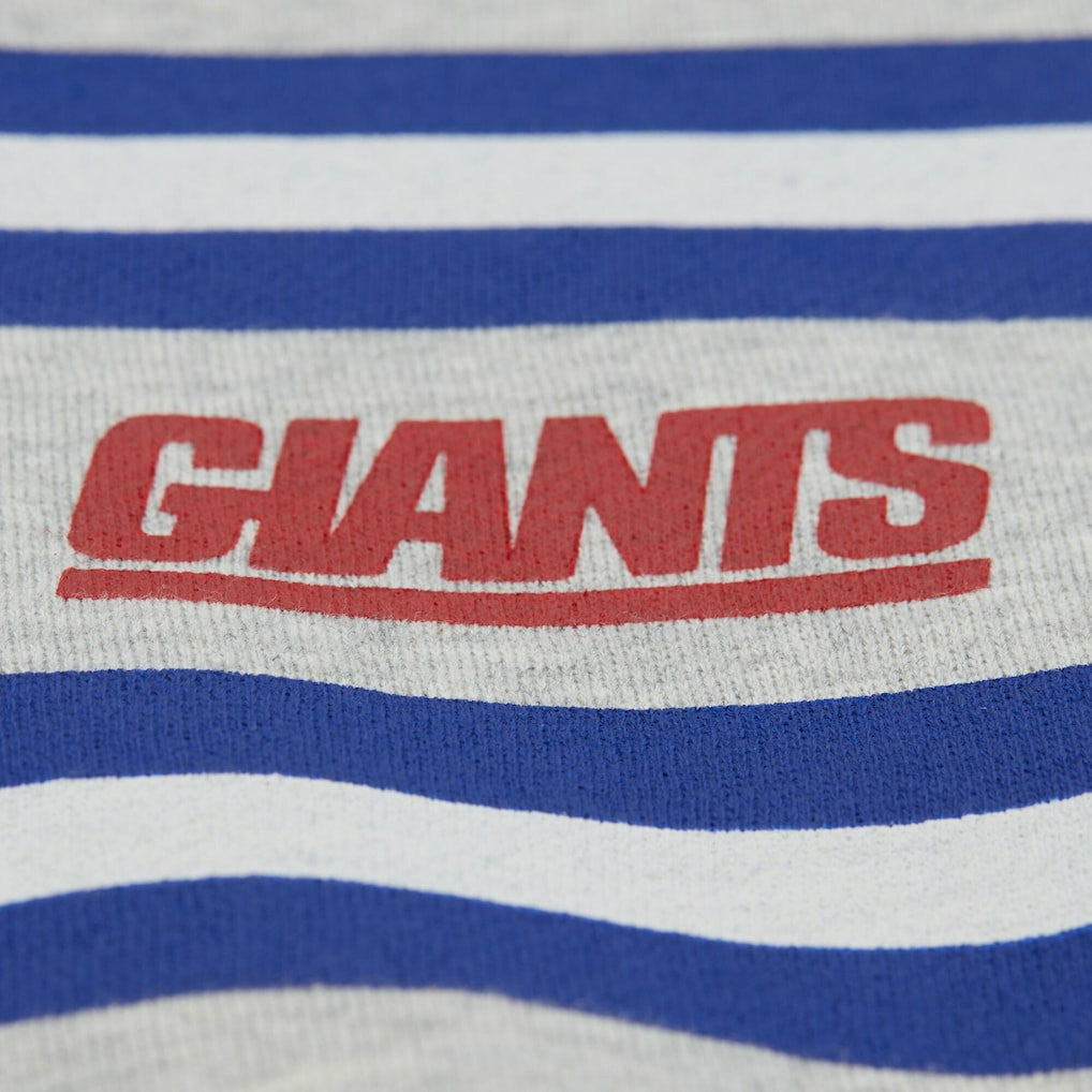 New York Giants All Over Print Vintage Fleece Crewneck Sweatshirt - Heather Gray sale