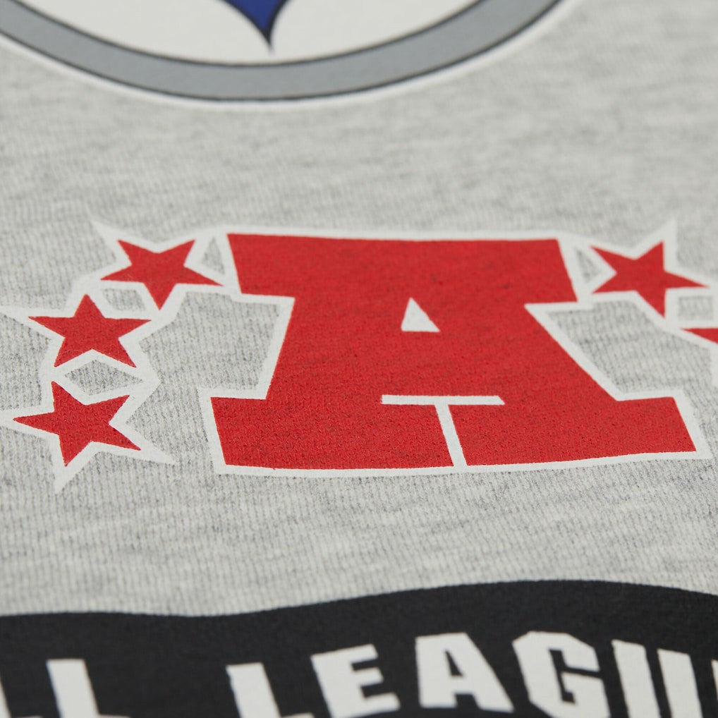 Pittsburgh Steelers All Over Print Vintage Fleece Crewneck Sweatshirt - Heather Gray outlet