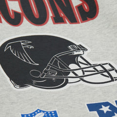 Atlanta Falcons All Over Print Vintage Fleece Crewneck Sweatshirt - Heather Gray online