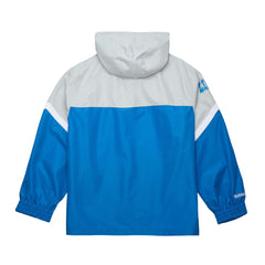Detroit Lions Tie Breaker Vintage Logo Lightweight Anorak Half-Zip Windbreaker - Silver/Blue sale