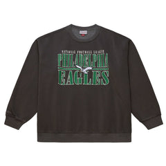 Philadelphia Eagles Downtown Crew Vintage Logo Sweatshirt - Black cheap