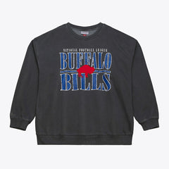 Buffalo Bills Downtown Crew Vintage Logo Sweatshirt - Black cheap