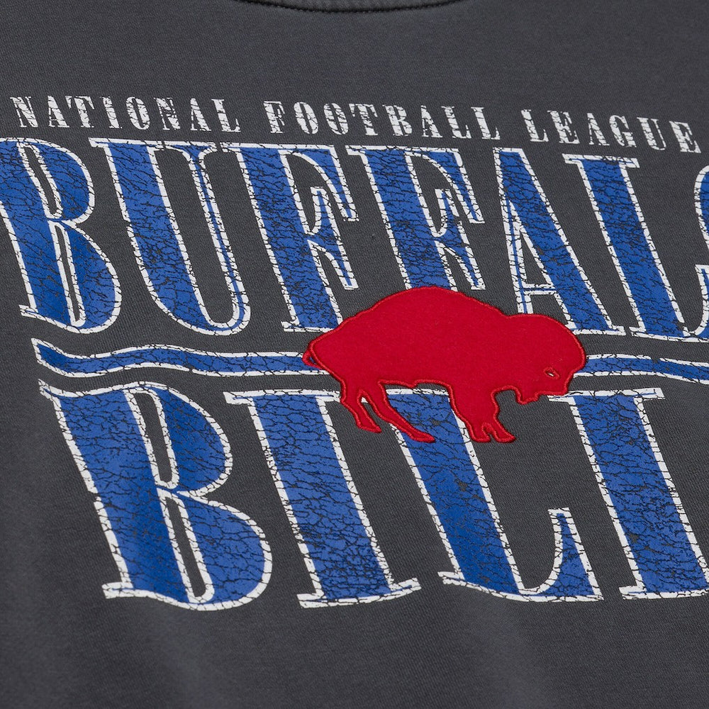 Buffalo Bills Downtown Crew Vintage Logo Sweatshirt - Black cheap