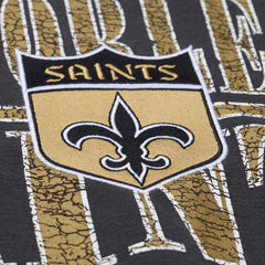 New Orleans Saints Downtown Crew Vintage Logo Sweatshirt - Black for sale