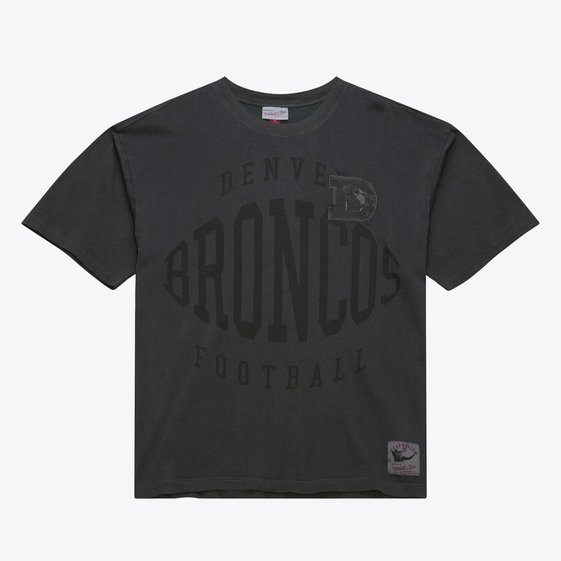 Denver Broncos Downtown Collection Premium Vintage Logo T-Shirt - Black sale
