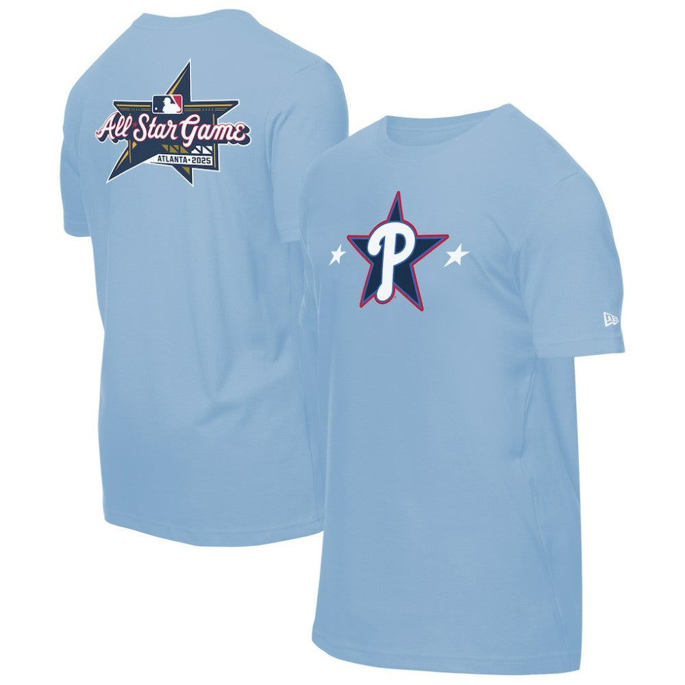 Philadelphia Phillies 2025 MLB All-Star Game Workout T-Shirt Light Blue