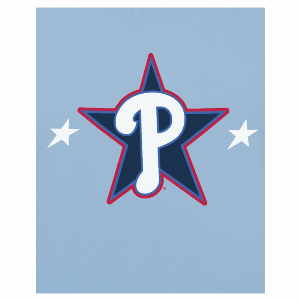 Philadelphia Phillies 2025 MLB All-Star Game Workout T-Shirt Light Blue
