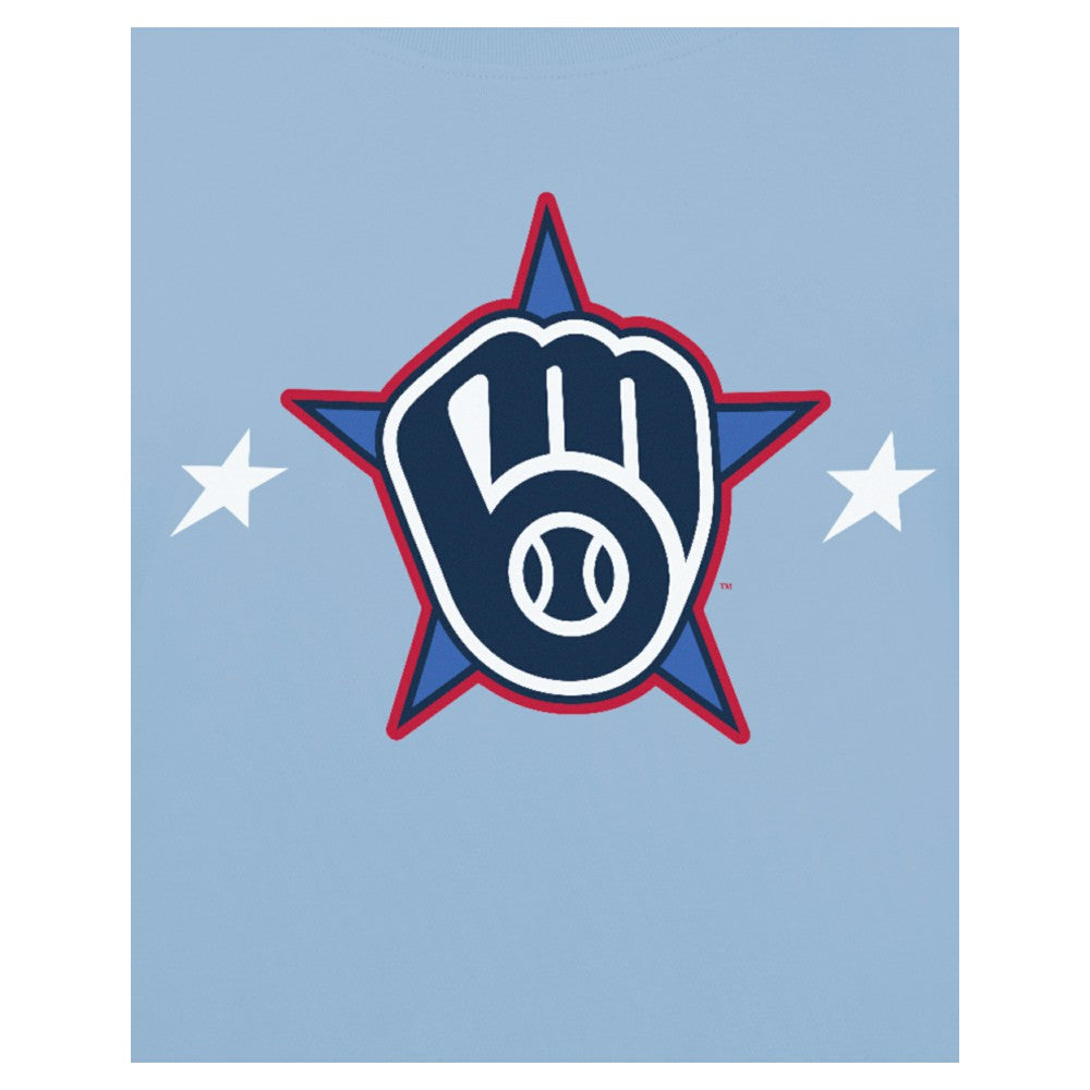 Milwaukee Brewers 2025 MLB All-Star Game Workout T-Shirt Light Blue