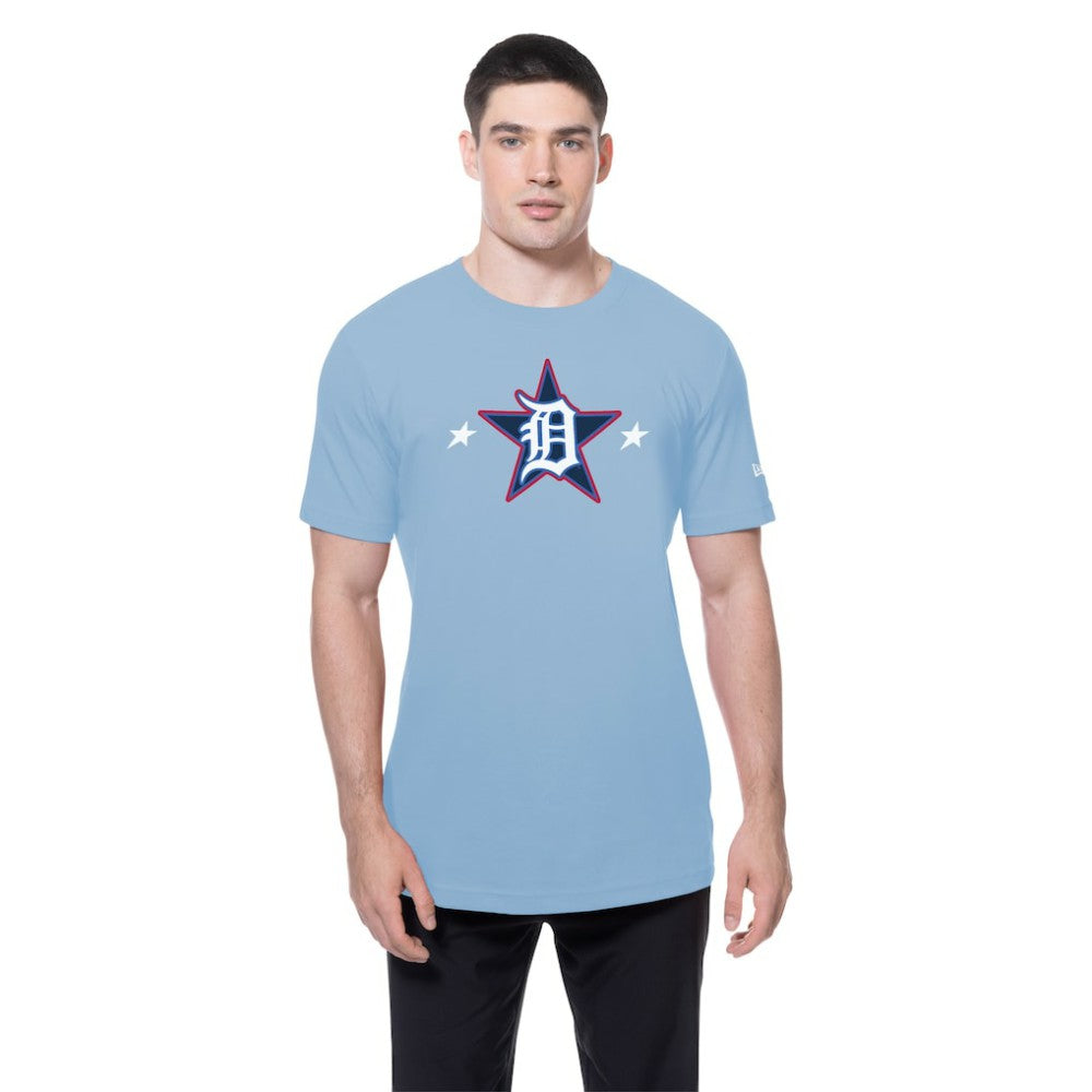 Detroit Tigers 2025 MLB All-Star Game Workout T-Shirt Light Blue